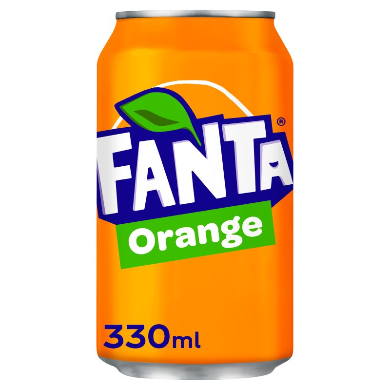 (GB) Fanta Orange 330ml Can (24 Pack)