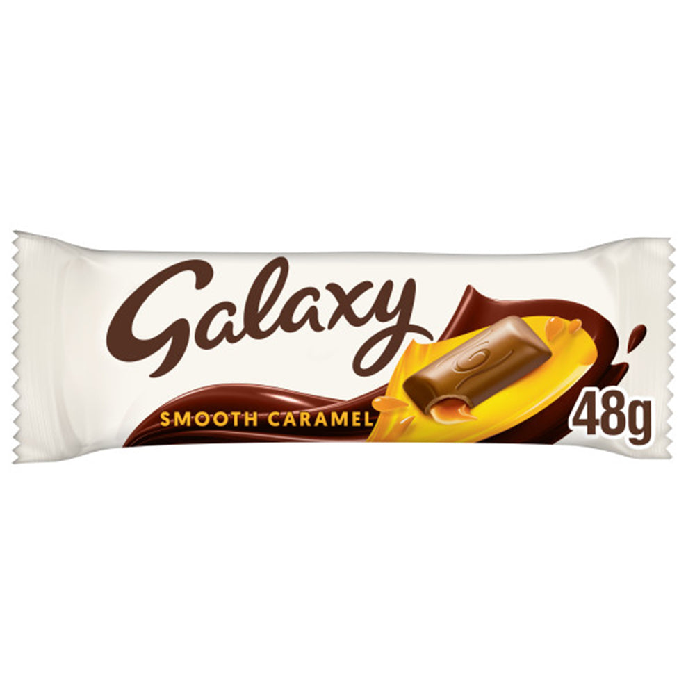 Galaxy Smooth Caramel & Milk Chocolate Snack Bar 48g (24 Pack)