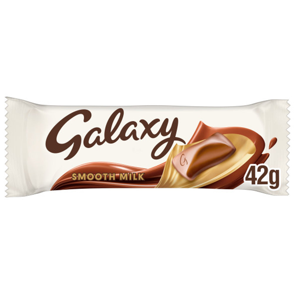 Galaxy Smooth Milk Chocolate Snack Bar 42g (24 Pack)