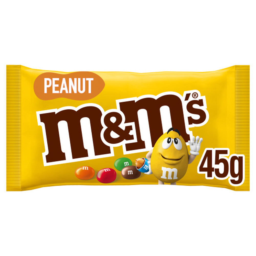 M&M's Peanut Chocolate Bag 45g (24 Pack)