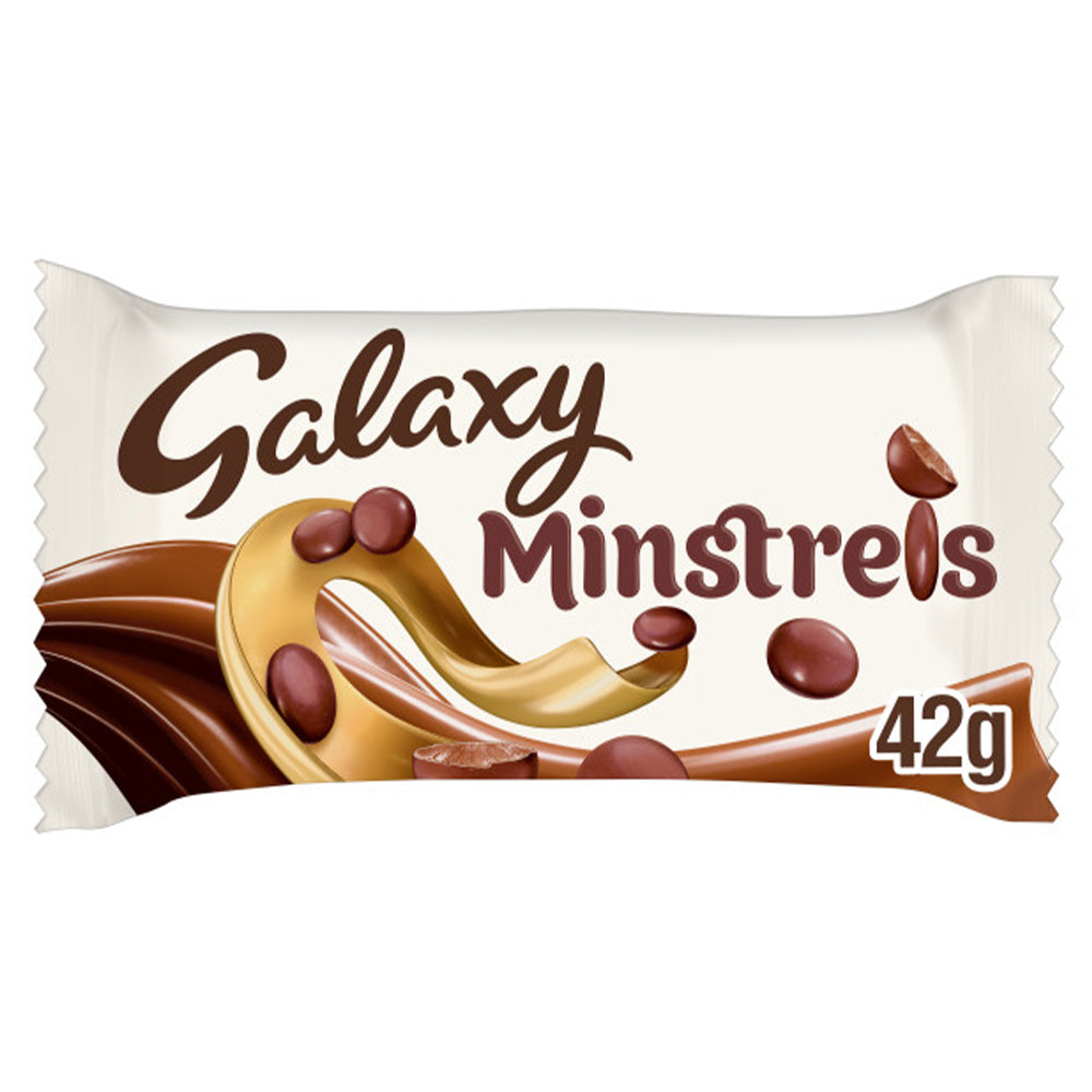 Galaxy Minstrels Milk Chocolate Bag 42g (40 Pack)