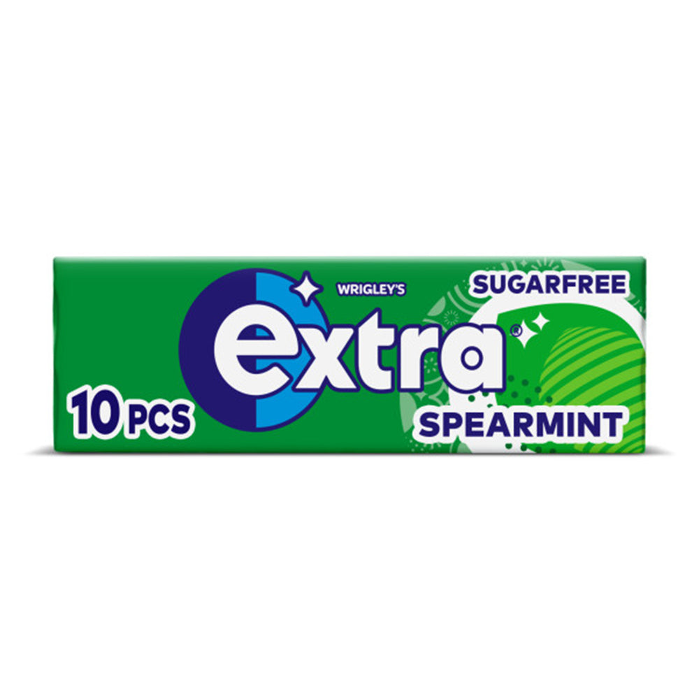 Wrigley's Extra Spearmint Sugarfree Chewing Gum 10 Pieces (30 Pack)