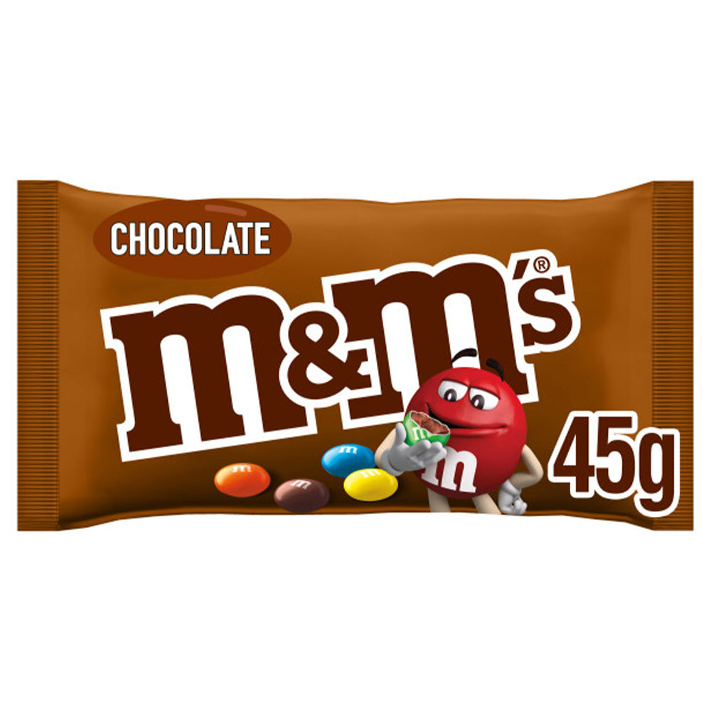 M&M's Milk Chocolate Bag 45g (24 Pack)