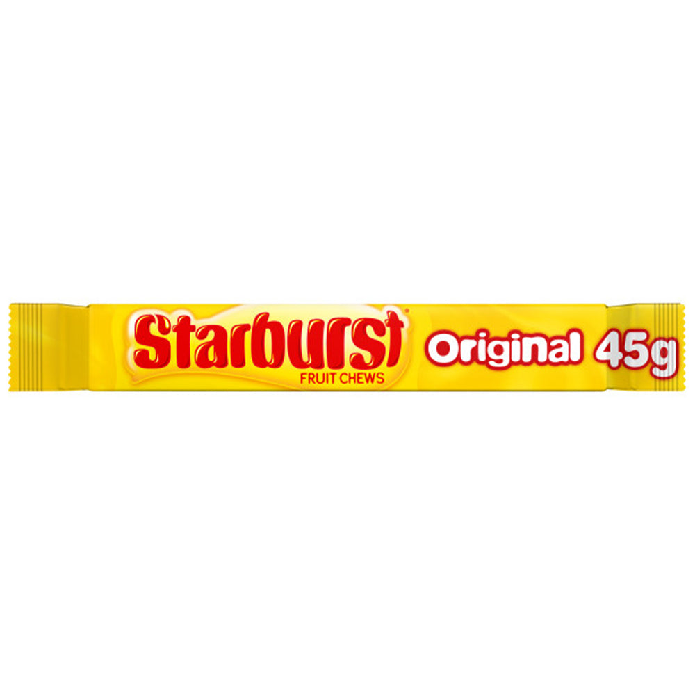 Starburst Original Fruit Flavoured Chew Sweets Stick Pack 45g (24 Pack)