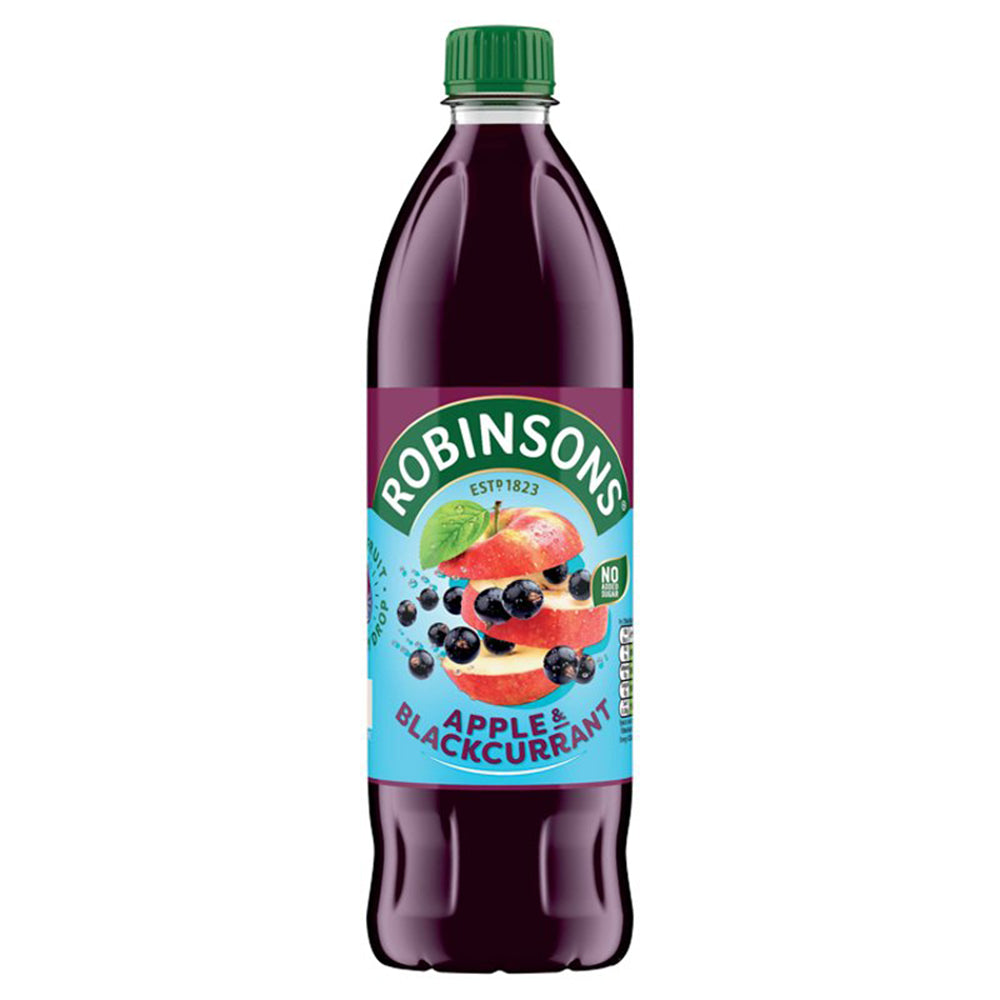 Robinsons Apple & Blackcurrant NAS Squash 1 Litre (12 Pack)