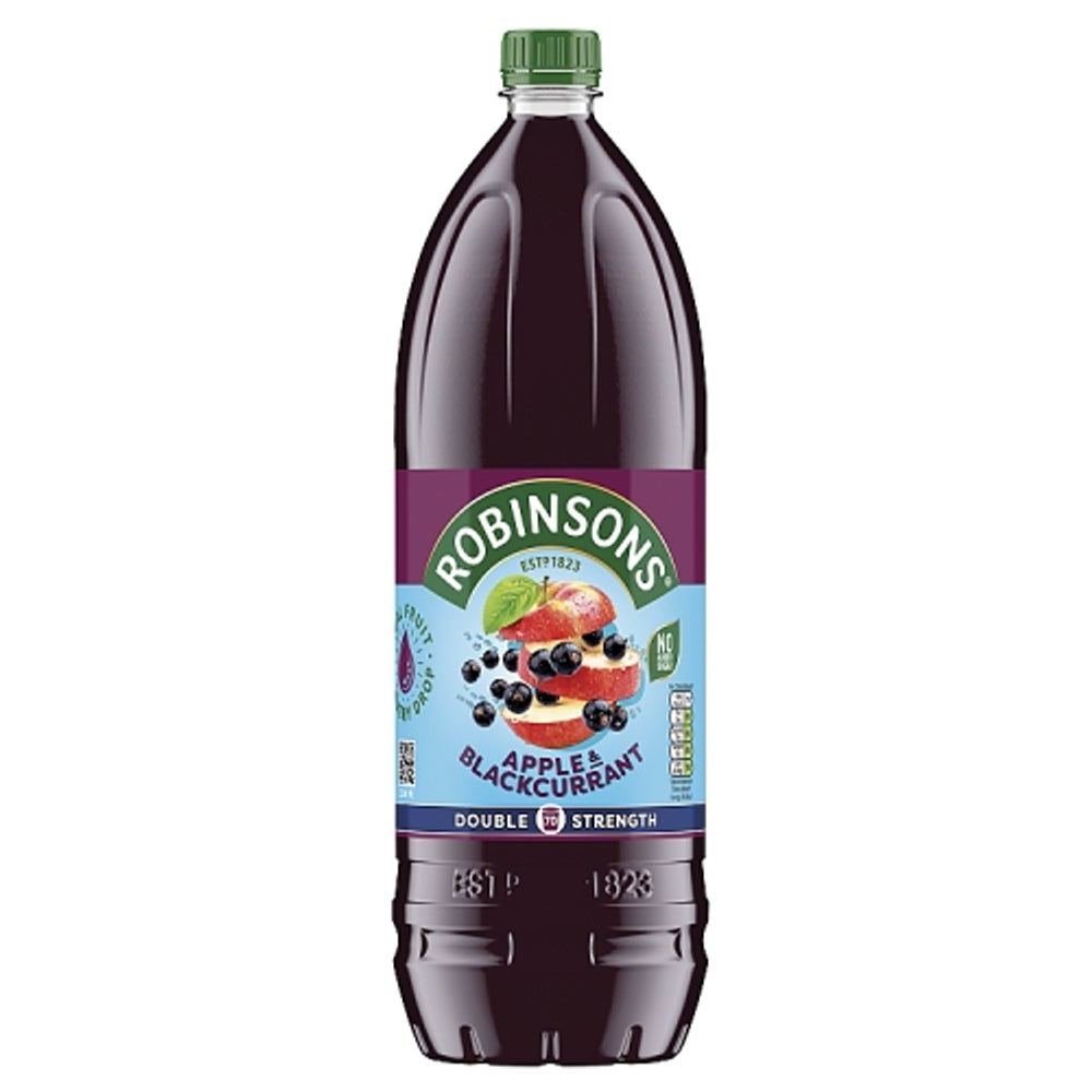 Robinsons Apple & Blackcurrant NAS Double Concentrate Squash 1.75 Litres (2 Pack)