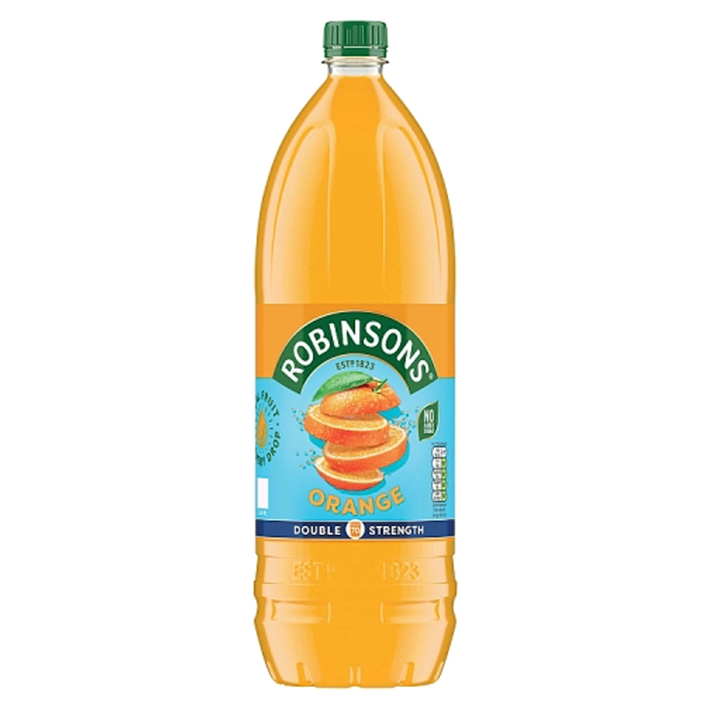 Robinsons Orange NAS Double Concentrate Squash 1.75 Litres (2 Pack)