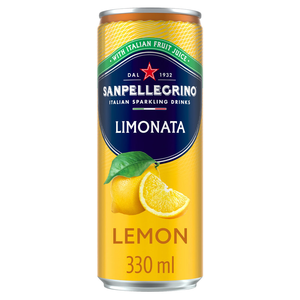 Sanpellegrino Lemon Limonata Can 330ml (24 Pack)
