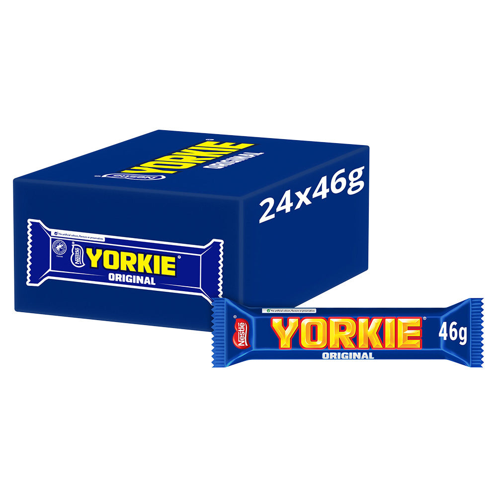 Nestle Yorkie Milk Chocolate Bar 46g (24 Pack)