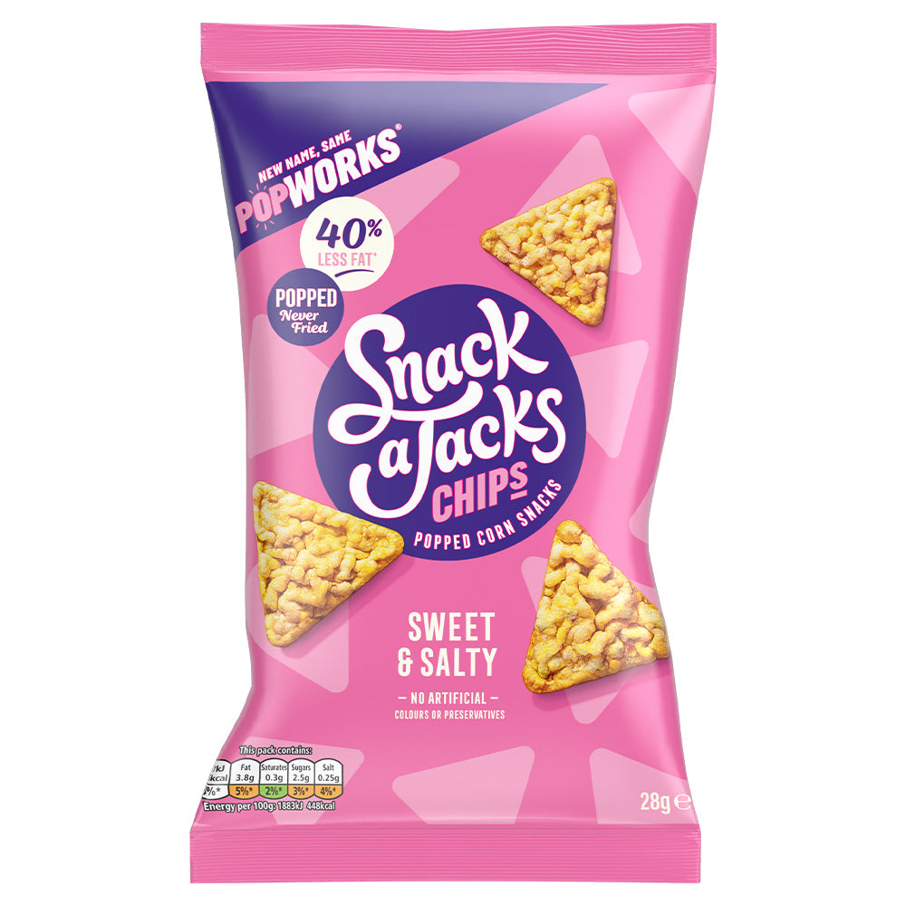Walkers Snack A Jacks Sweet & Salty Popped Crisps 28g (18 Pack)