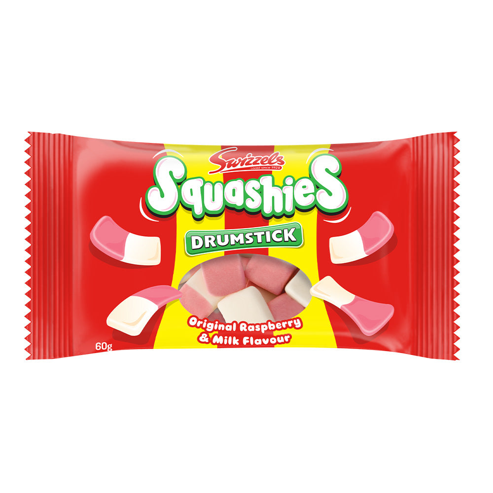 Swizzels Squashies Drumsticks Bag 60g (30 Pack)