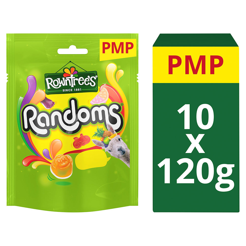 Nestle Rowntrees Randoms 120g Pouch (10 Pack) Price Marked £1.25