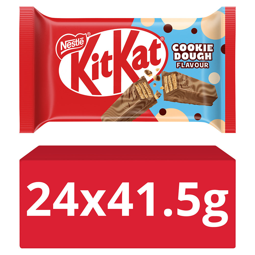 Nestle Kit Kat Cookie Dough 4 Finger Chocolate Bar 41.5g (24 Pack)