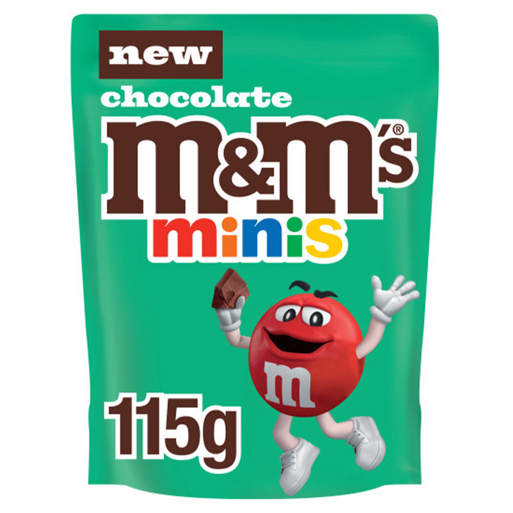M&M's Minis Milk Chocolate Pouch 115g (12 Pack)