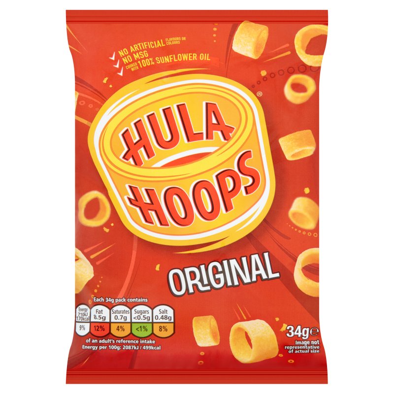 Hula Hoops Original 34g (32 Pack)