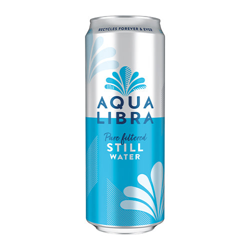 Aqua Libra Still Water Can 330ml (24 Pack)