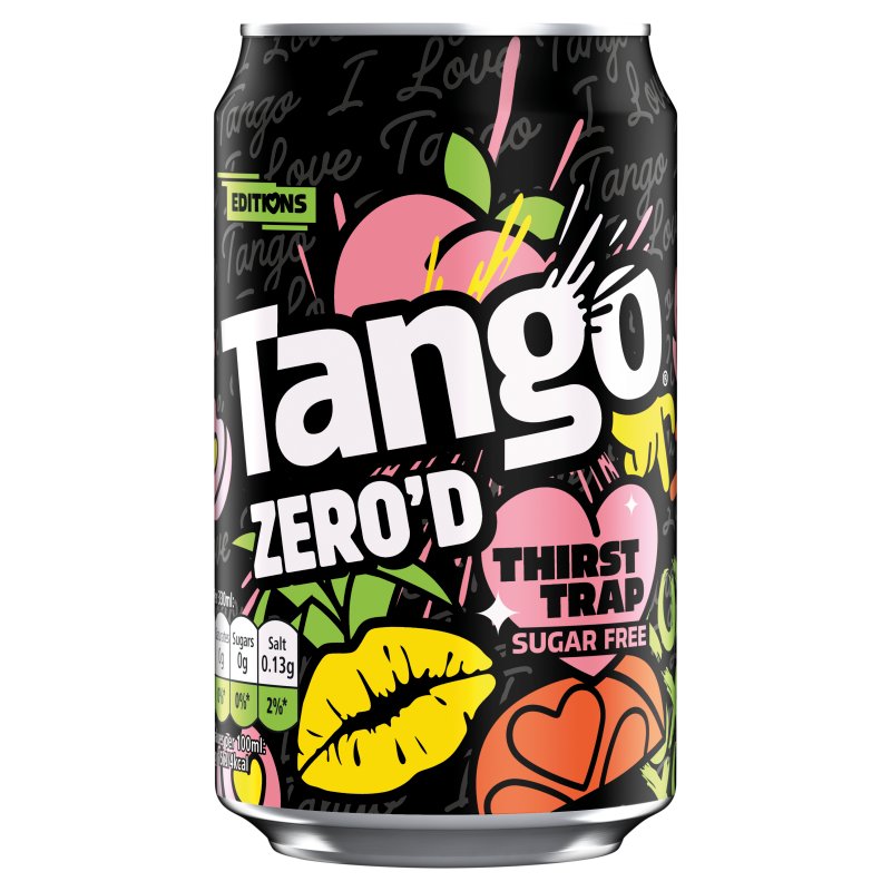 Britvic Tango Thirst Trap Sugar Free Can 330ml (24 Pack)
