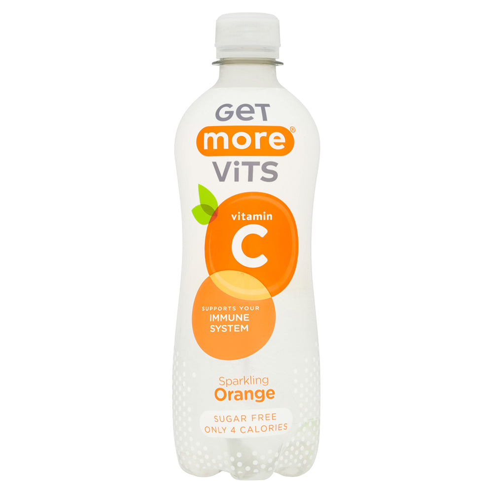 Get More Vits Vitamin C Sparkling Orange 500ml (12 Pack)
