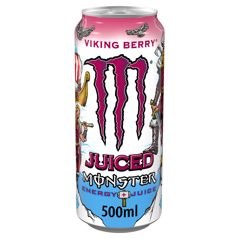 Monster Energy Viking Berry Juiced Can 500ml (12 Pack)