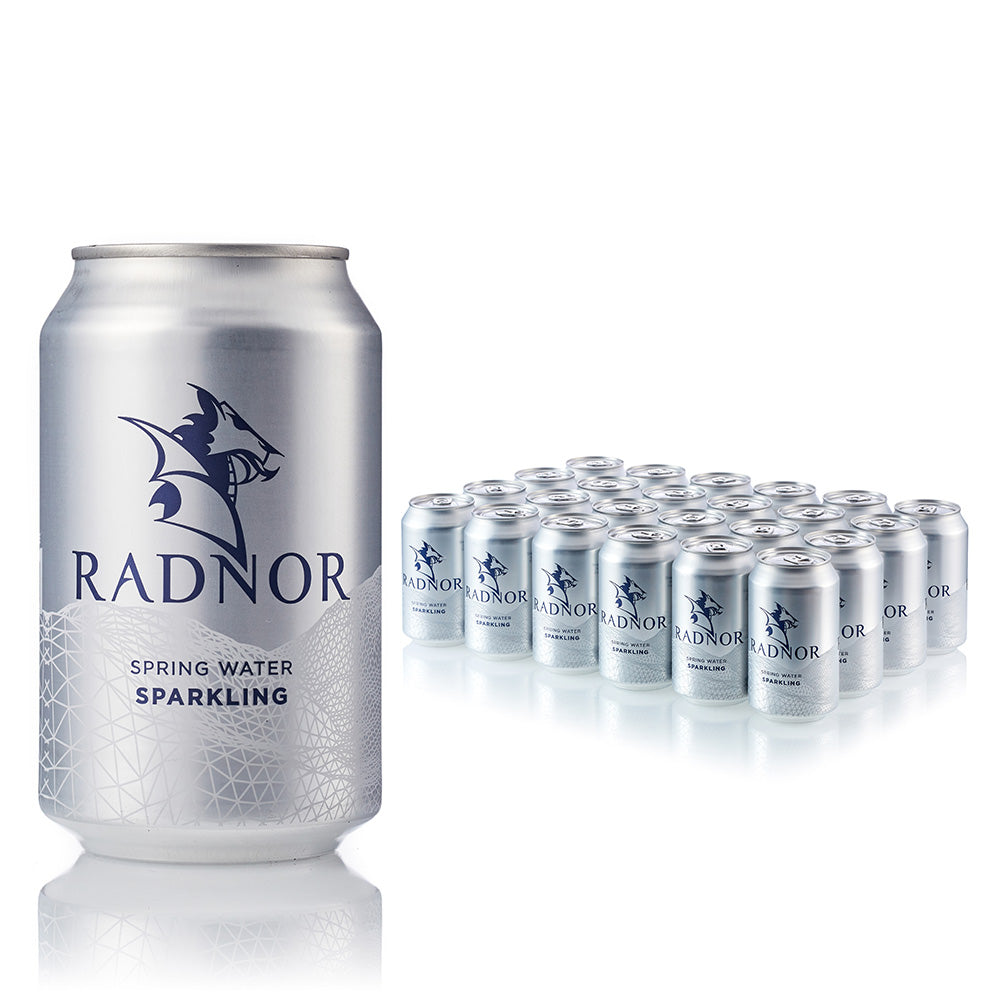 Radnor Hills Sparkling Water Can 330ml (24 Pack)