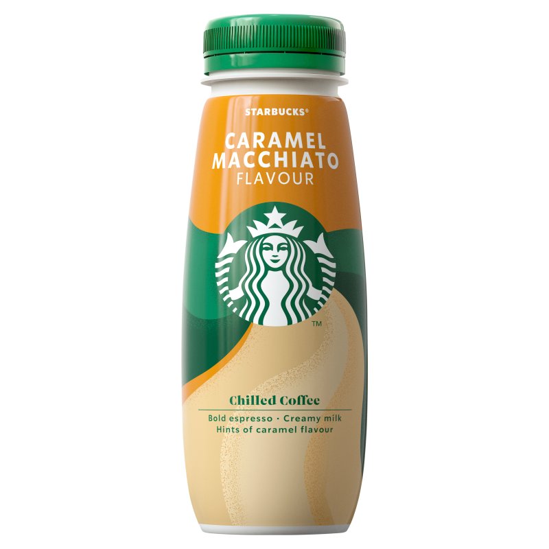 Starbucks Caramel Macchiato Coffee 220ml Glass Bottle (8 Pack)
