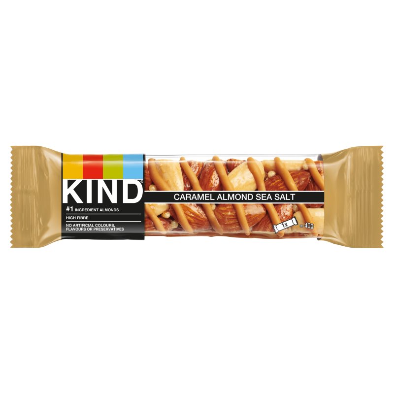 KIND Caramel Almond & Sea Salt Cereal Bars 40g (12 Pack)