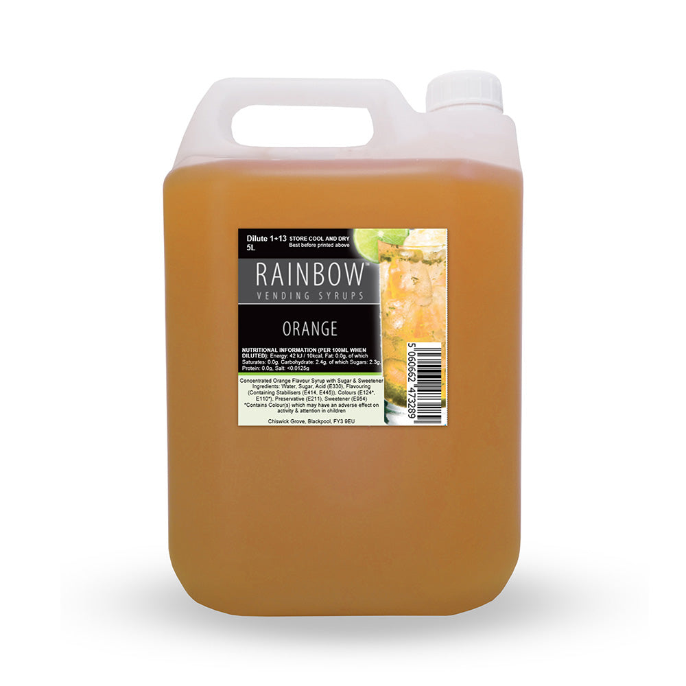 Vending Orange Syrup 5 Litres (2 Pack)