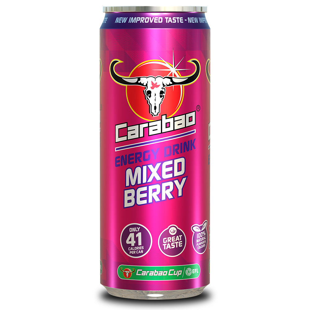 Carabao ENERGY Mixed Berry Can 330ml (12 Pack)