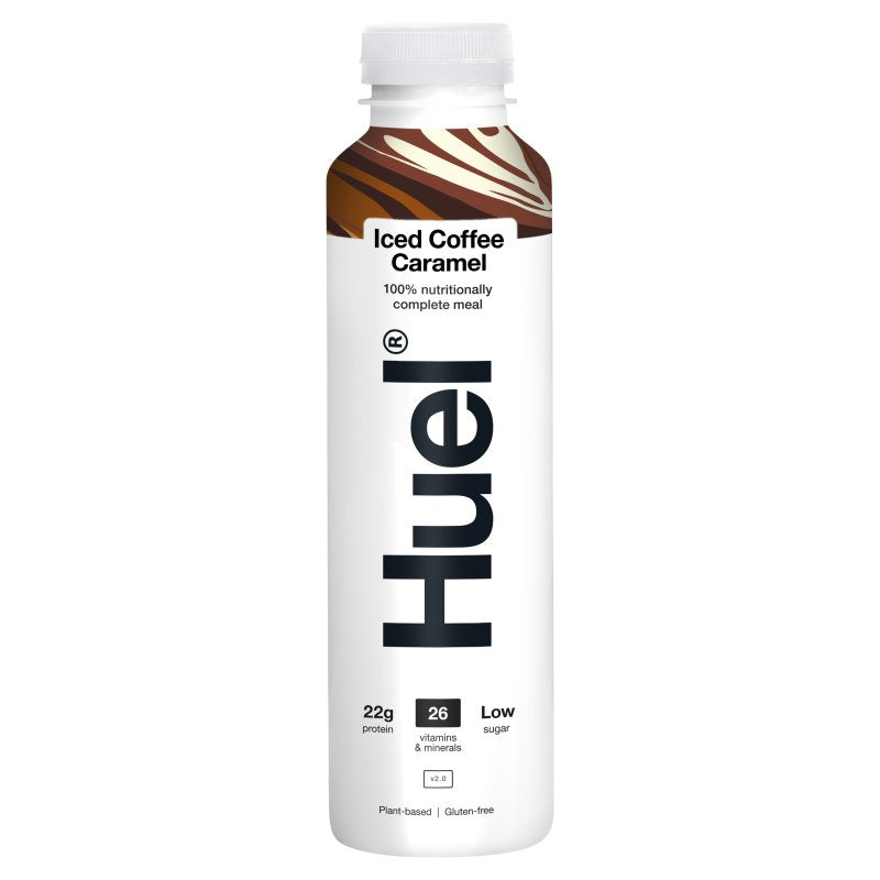 Huel Iced Coffee Caramel Complete Meal Drink 500ml (8 Pack)