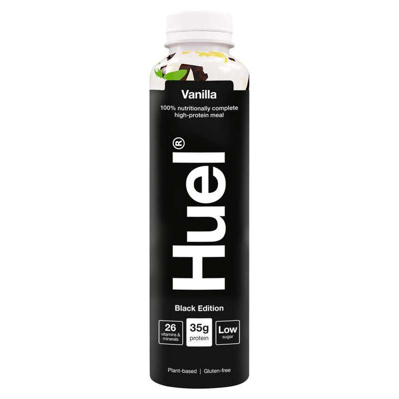 Huel Black Edition Vanilla Complete Meal Drink 500ml (8 Pack)