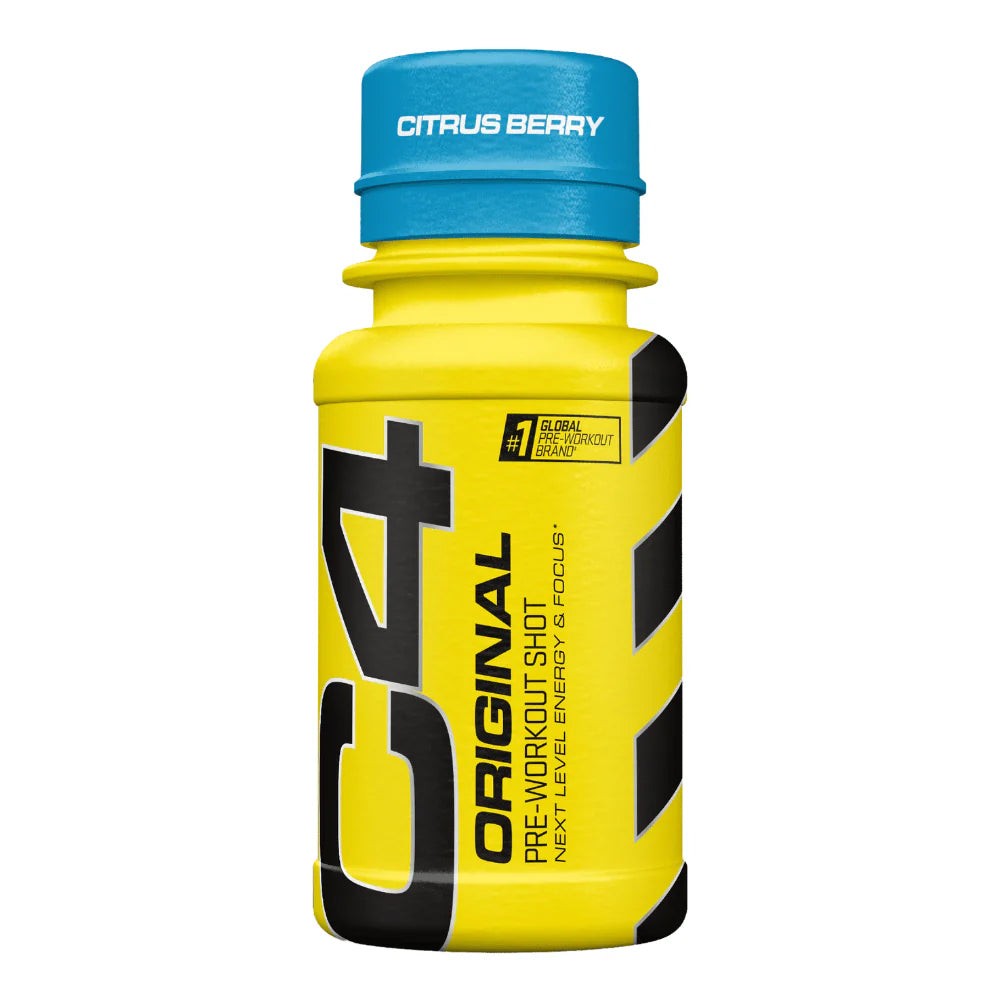 C4 Energy Citrus Berry Shot Bottle 60ml (24 Pack)