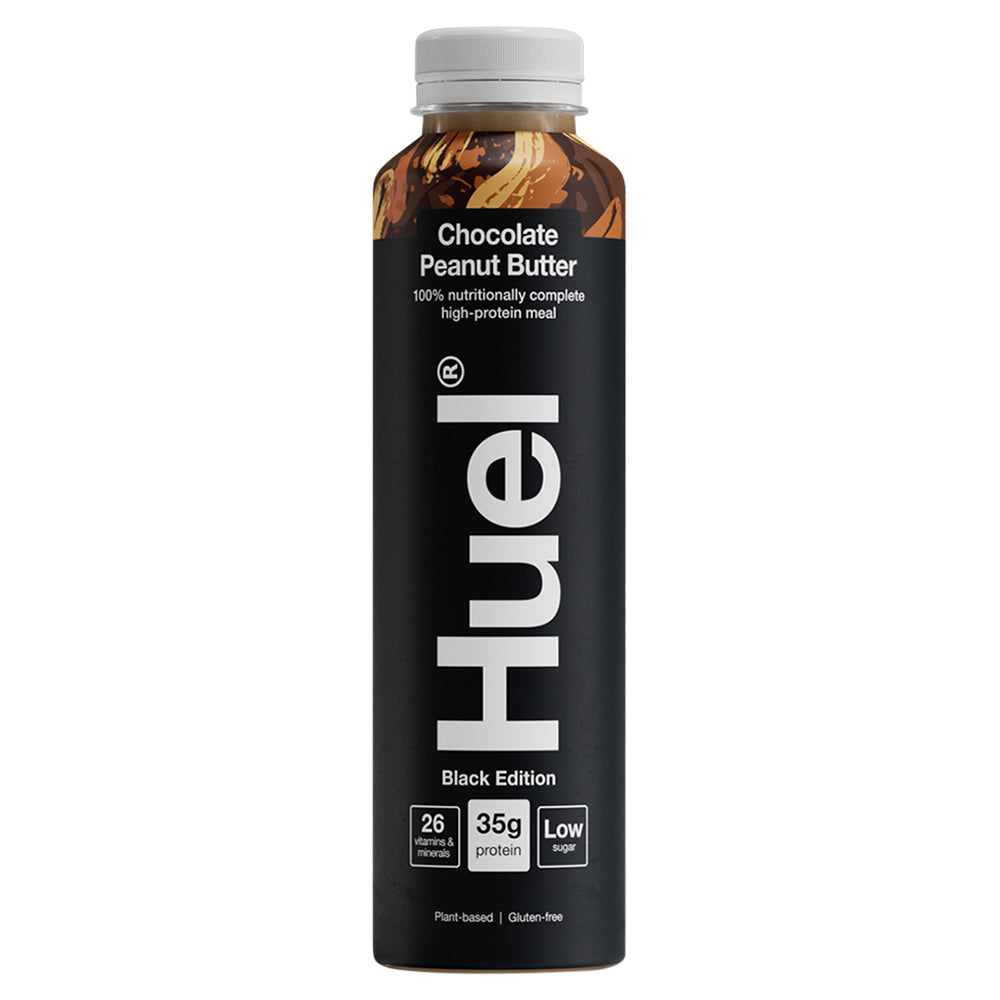 Huel Black Edition Chocolate Peanut Butter Drink 500ml (8 Pack)