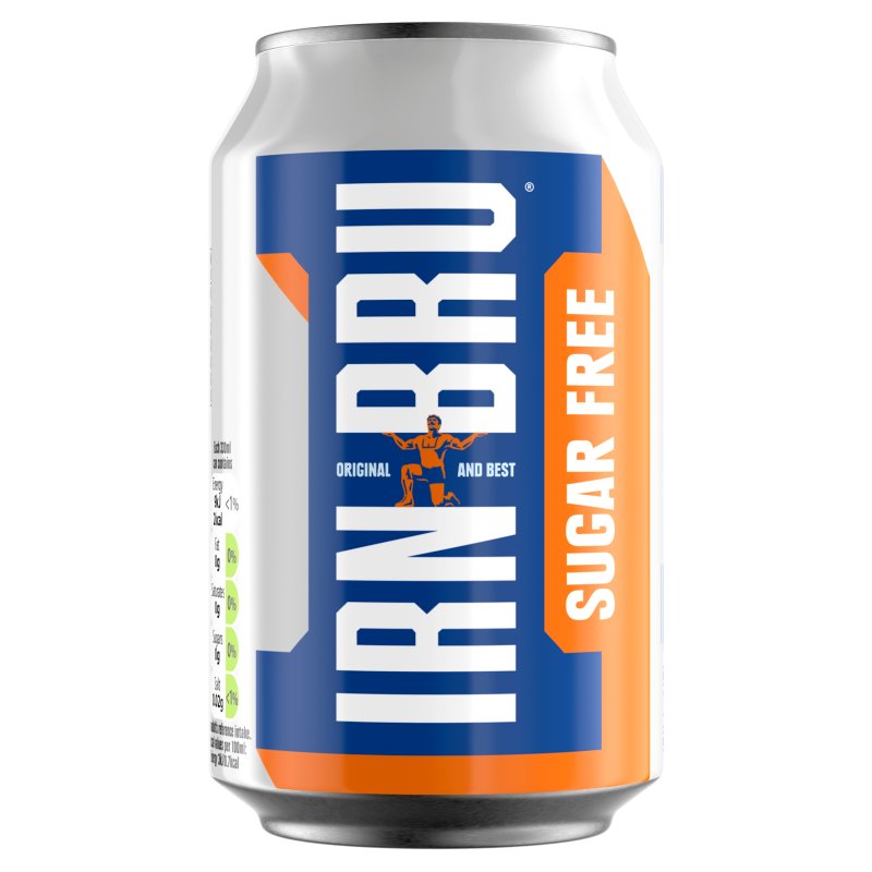 Barrs Diet Irn Bru Cans 330ml (24 Pack)