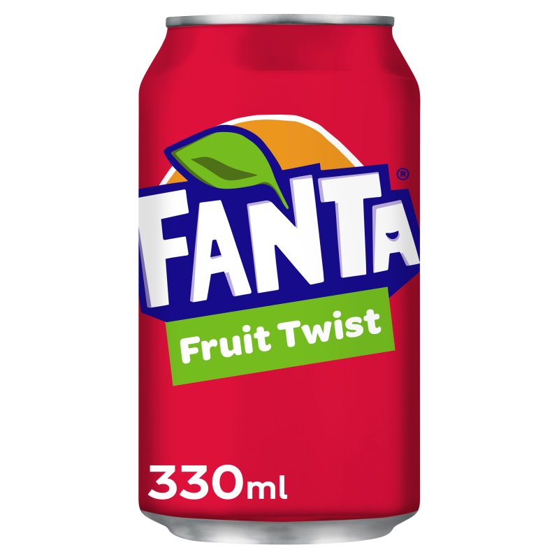(GB) Fanta Fruit Twist 330ml Can (24 Pack)