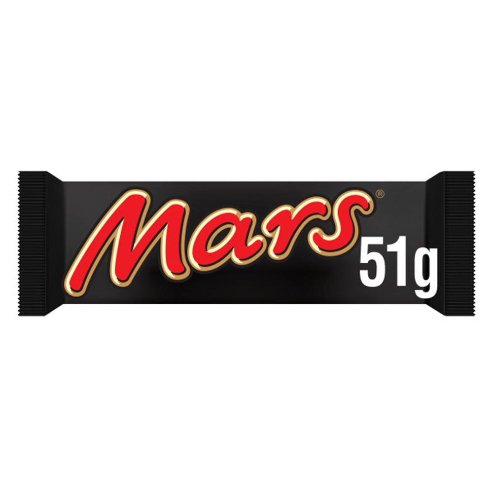 Mars Caramel, Nougat & Milk Chocolate Snack Bar 51g (48 Pack)