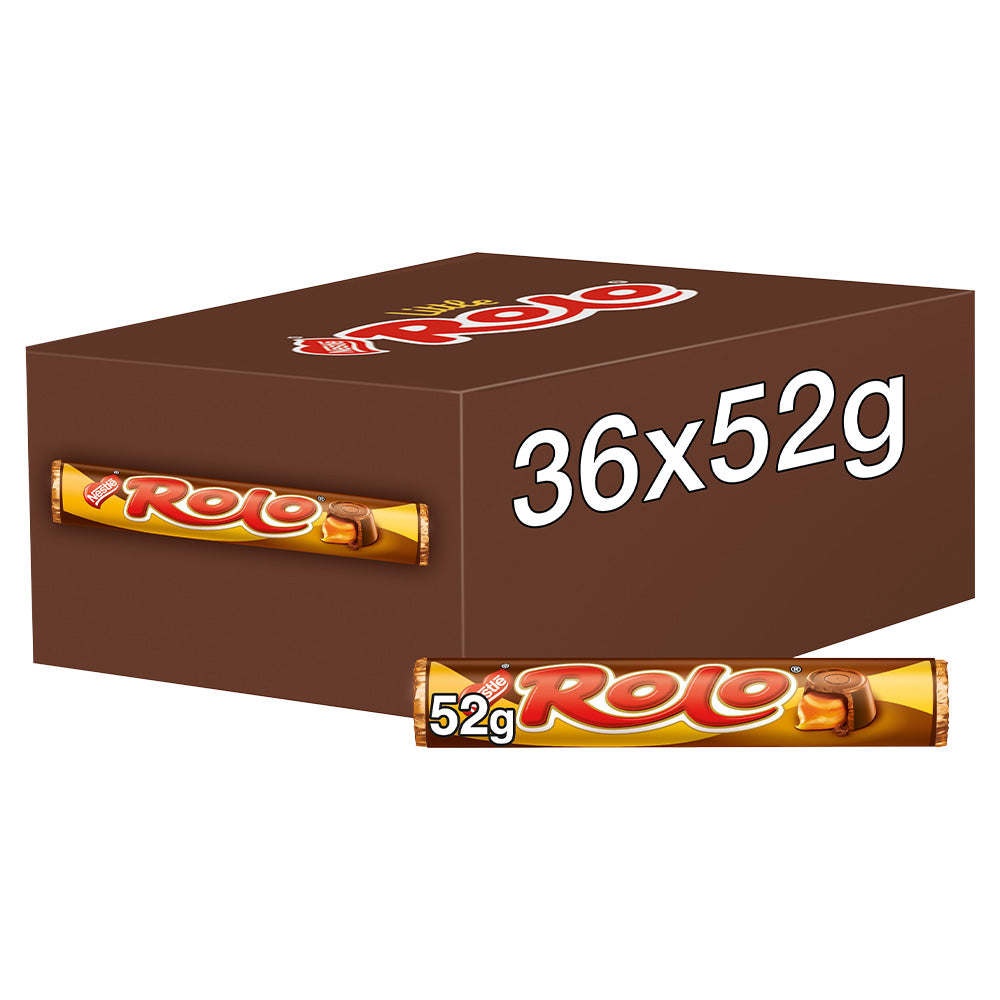 Nestle Rolo Milk Chocolate & Caramel 52g (36 Pack)