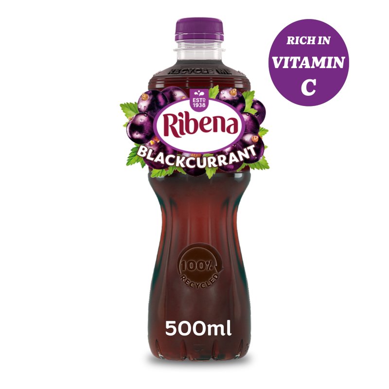 Ribena Blackcurrant 500ml (12 Pack)