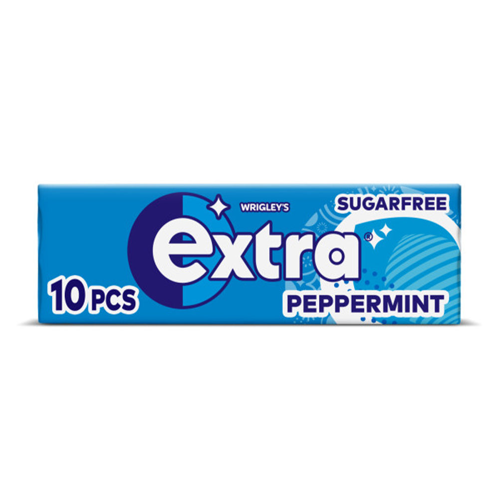 Wrigley's Extra Peppermint Sugarfree Chewing Gum 10 Pieces (30 Pack)