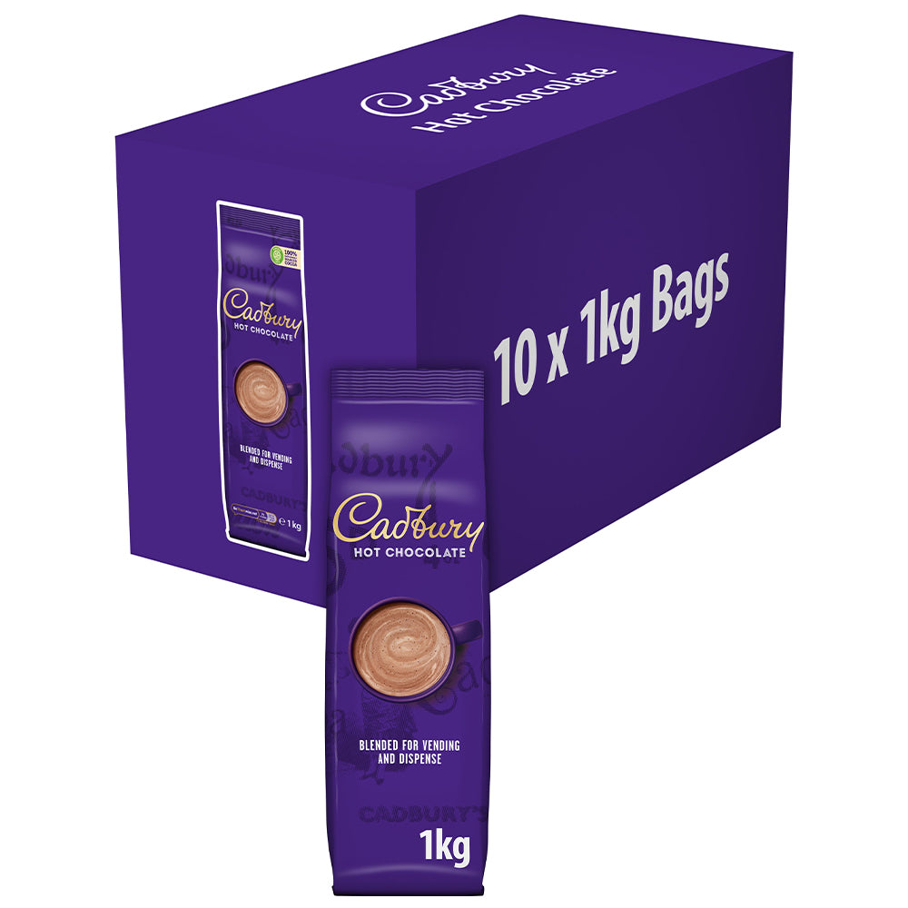 Cadbury Hot Chocolate Bag 1kg (10 Pack)