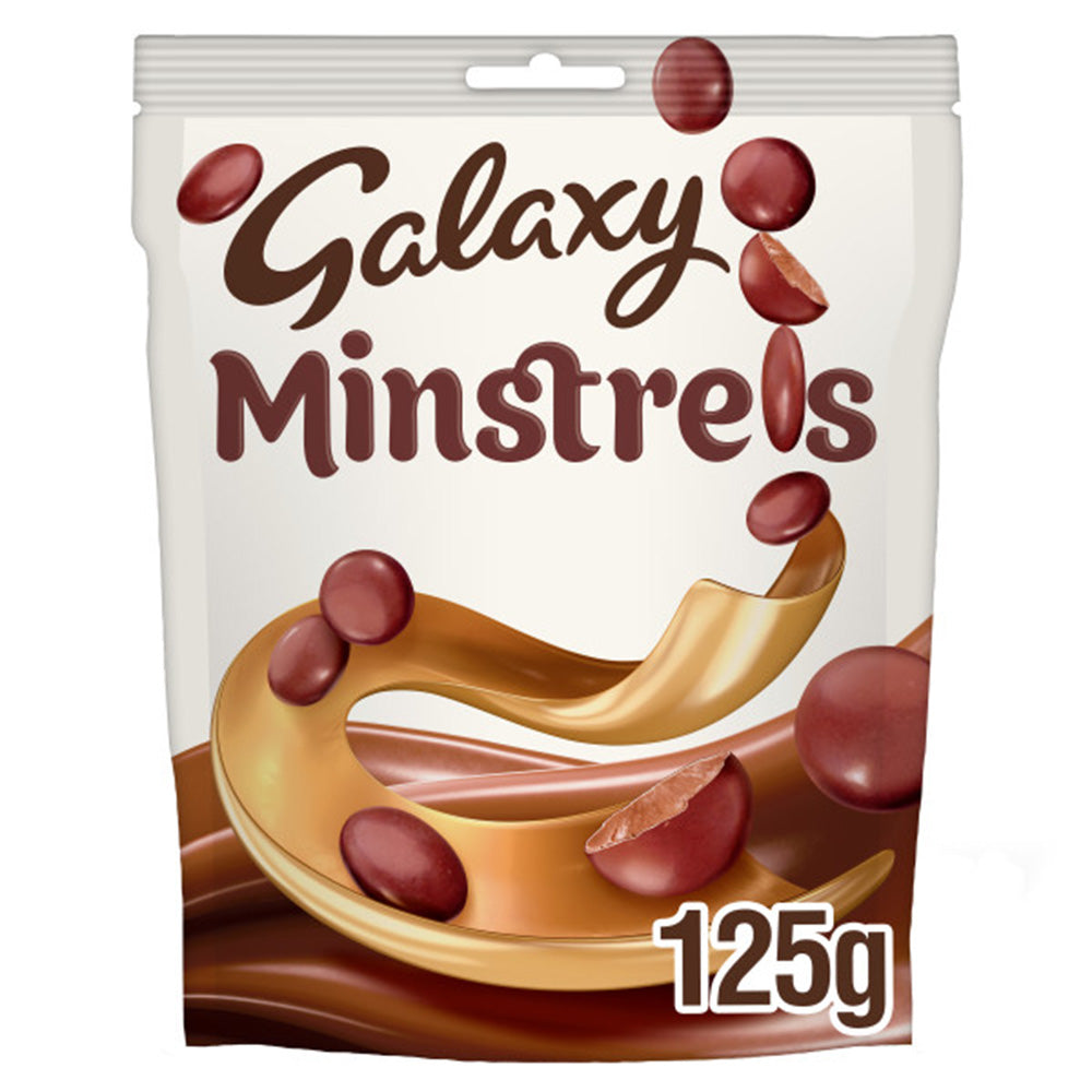 Galaxy Minstrels Milk Chocolate Pouch 125g (15 Pack)