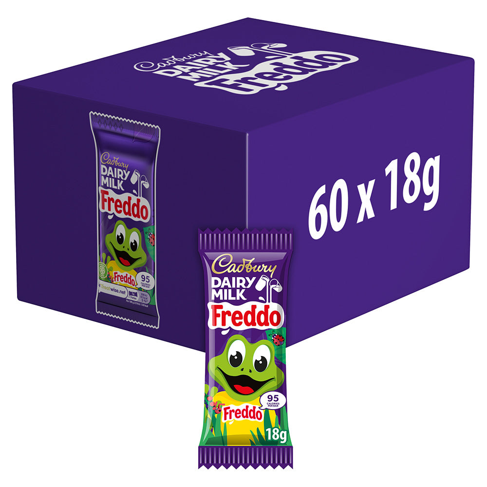 Cadbury Dairy Milk Freddo Chocolate Bar 18g (60 Pack)