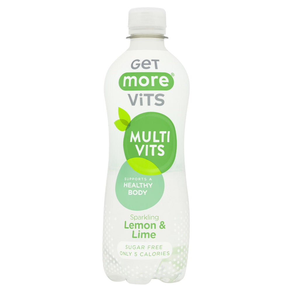Get More Vits Multivitamin Sparkling Lemon & Lime 500ml (12 Pack)