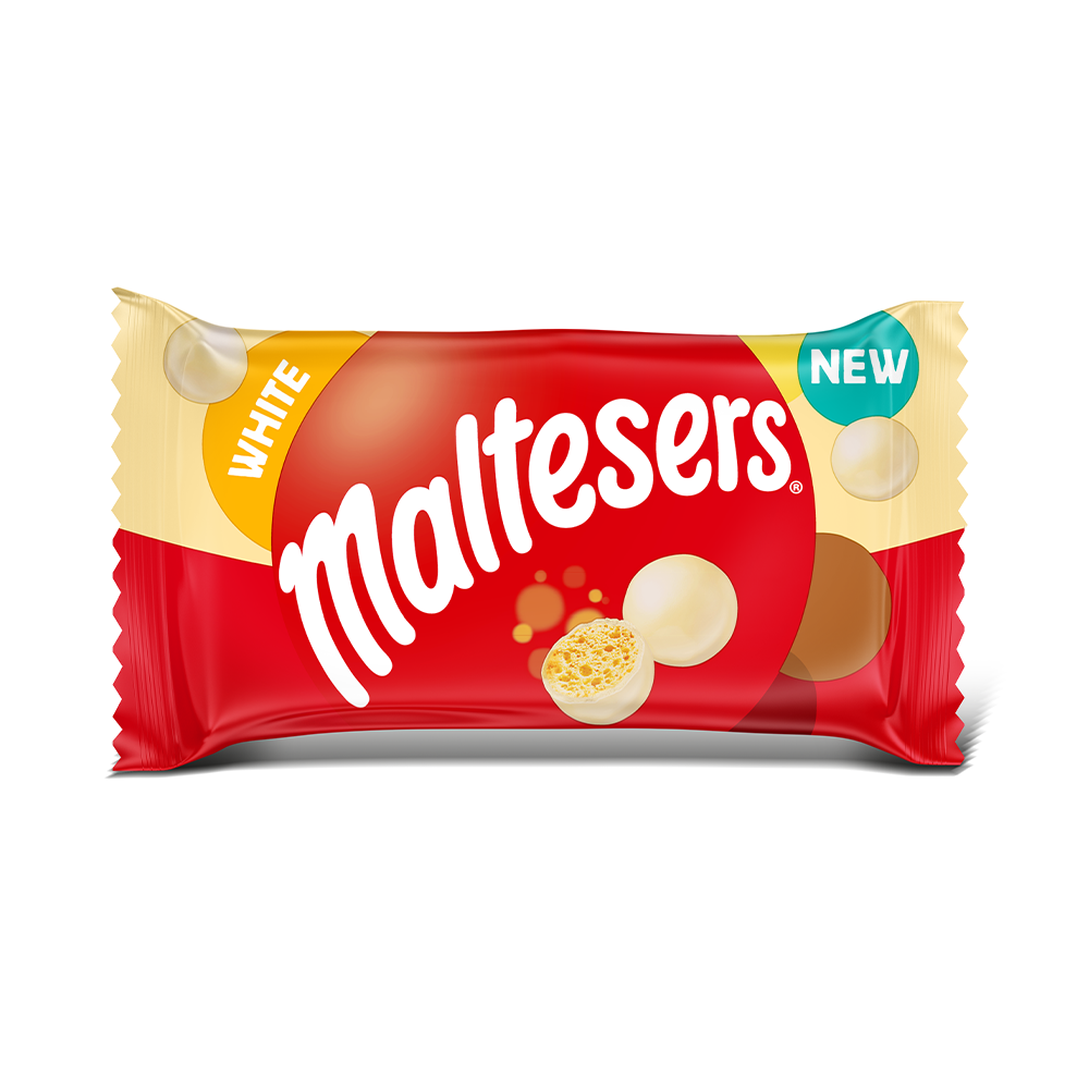 Maltesers White Chocolate & Honeycomb Bites Bag 30g (25 Pack)