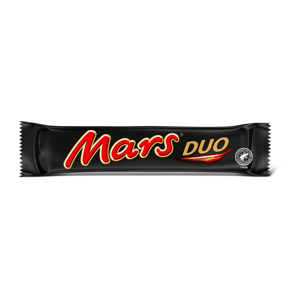 Mars Duo Caramel, Nougat & Milk Chocolate Snack Bar 2 x 34.5g (24 Pack)