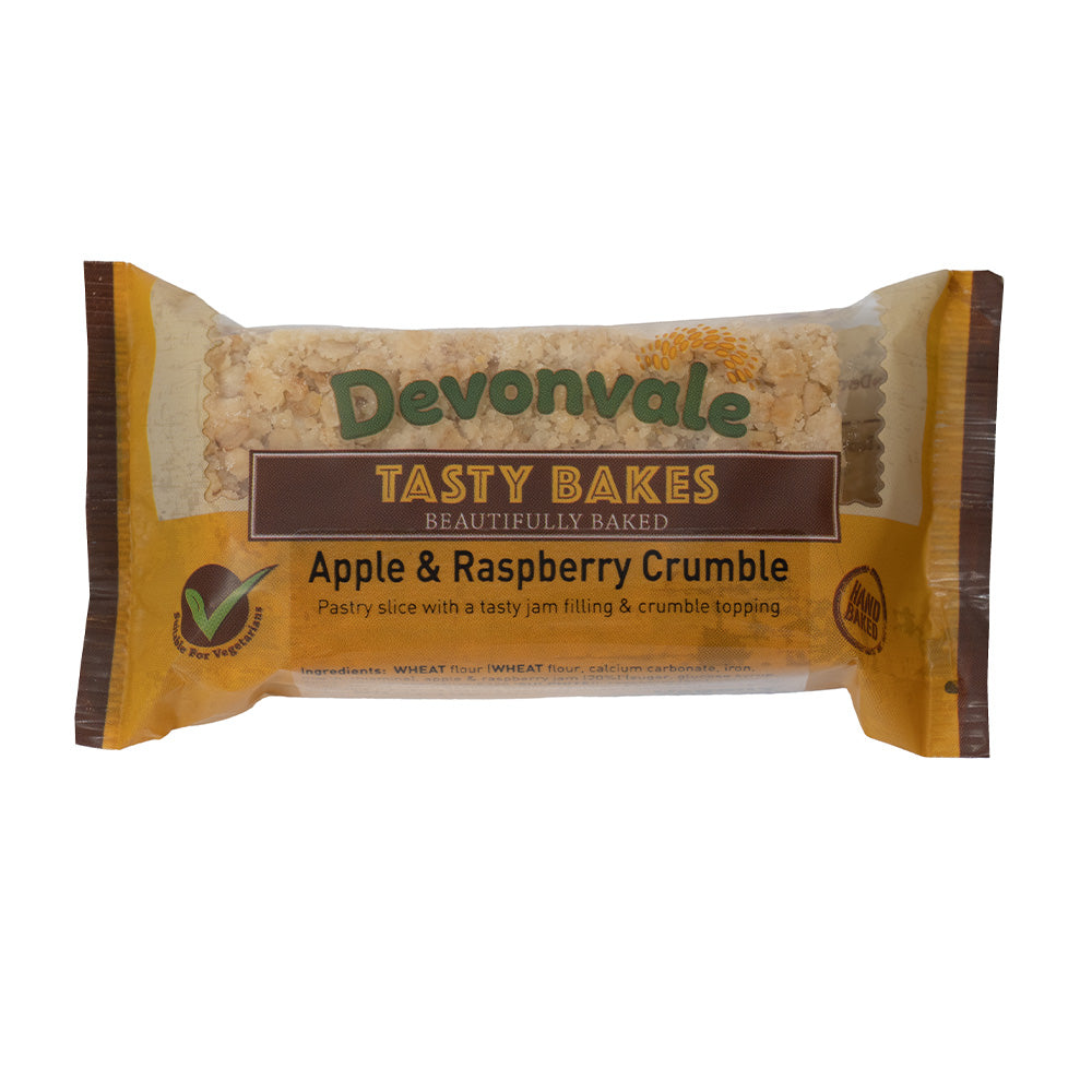 Devonvale Apple & Raspberry Crumble Slice 80g (16 Pack)