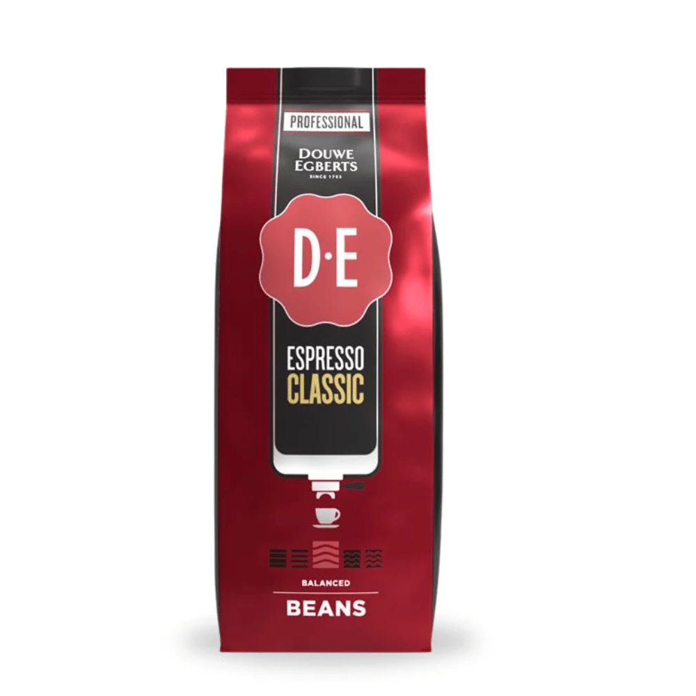 Douwe Egberts Espresso Classic Beans 1kg (4 Pack)