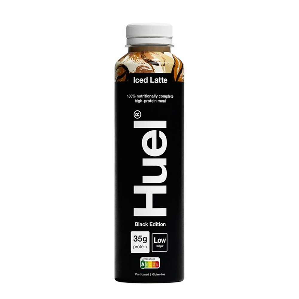 Huel Black Edition Iced Latte Complete Milk Drink 500ml (8 Pack)