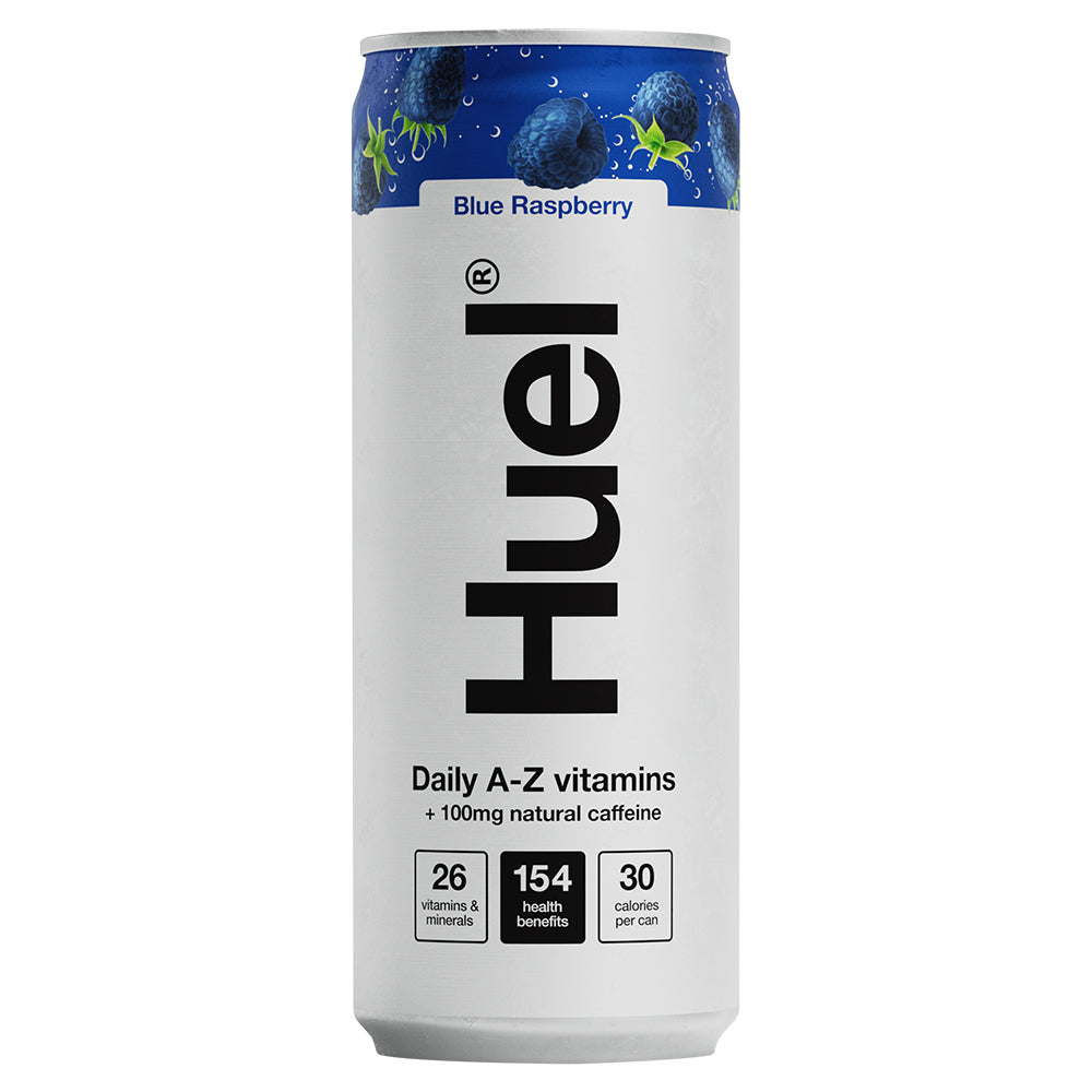 Huel Vitamin Blue Raspberry Sparkling Water Can 330ml (12 Pack)