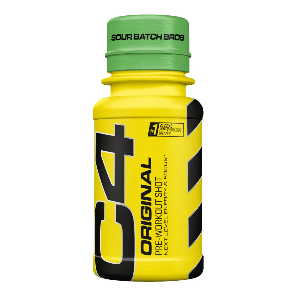 C4 Energy Sour Batch Bros Shot Bottle 60ml (24 Pack)