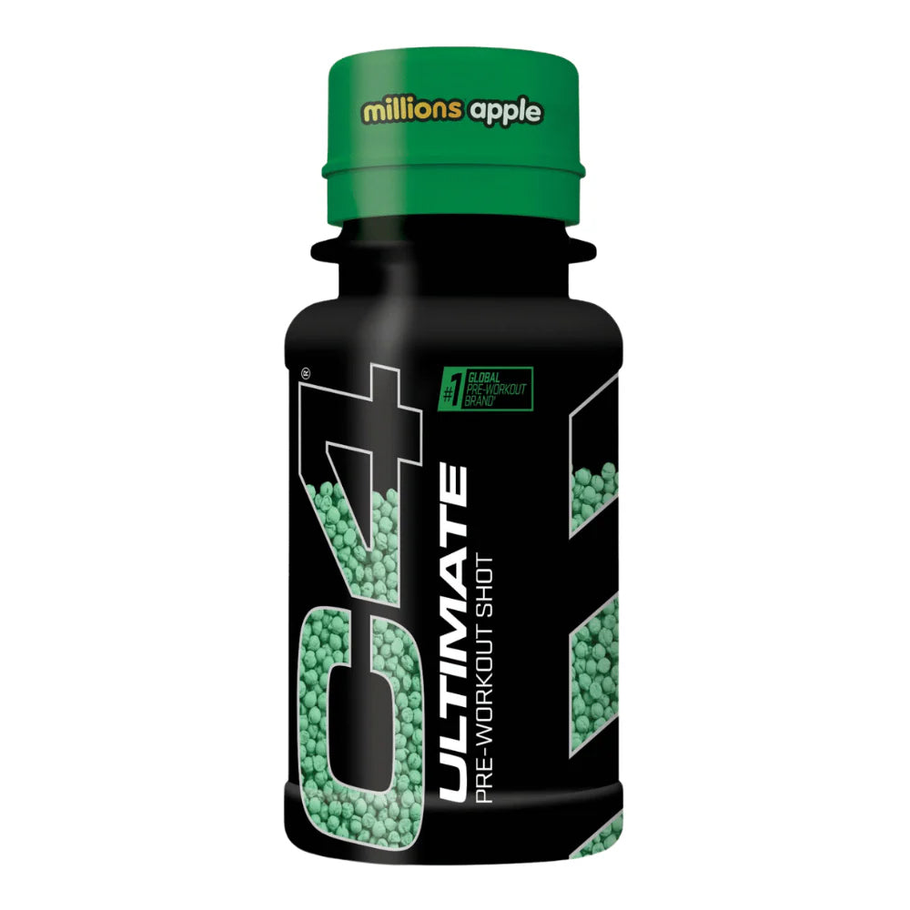 C4 Energy Shot Apple Millions Bottle 60ml (24 Pack)